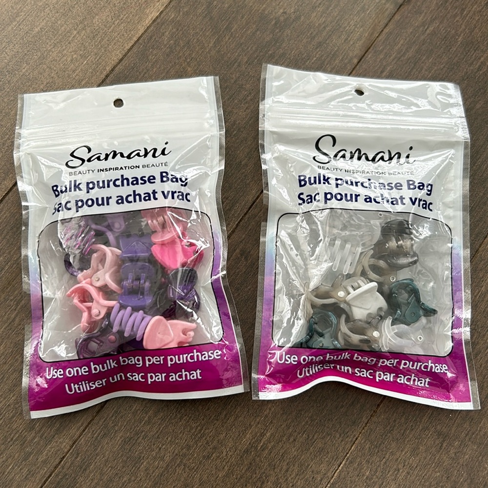 Assorted Pack Mini Claw Hair Clips, Accessories, Girl Women Fashion, Barrettes